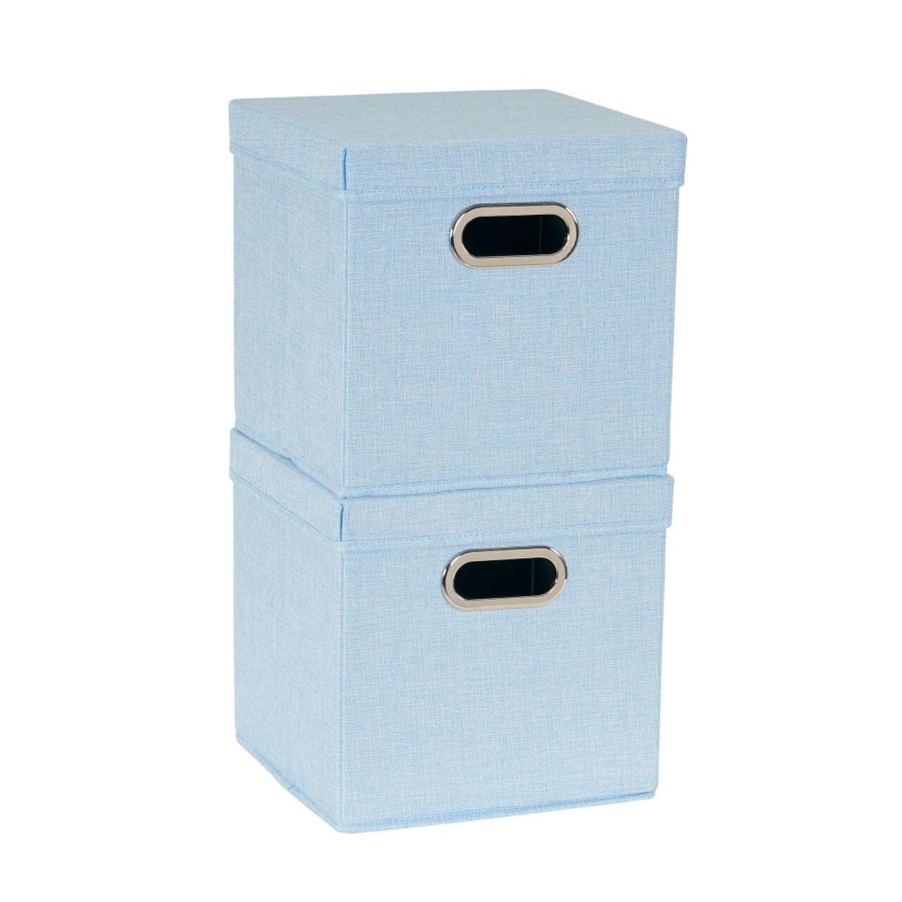 Household Essentials Storage Bins with Lids, 2ct.